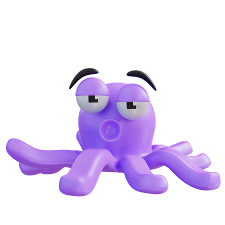 Octopus  3D Icon