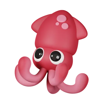 Octopus  3D Icon