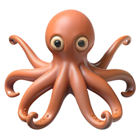 Octopus  3D Icon