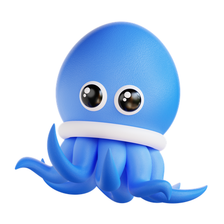 Octopus  3D Icon