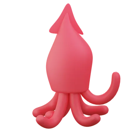 Octopus  3D Icon