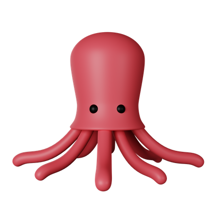 Octopus  3D Icon