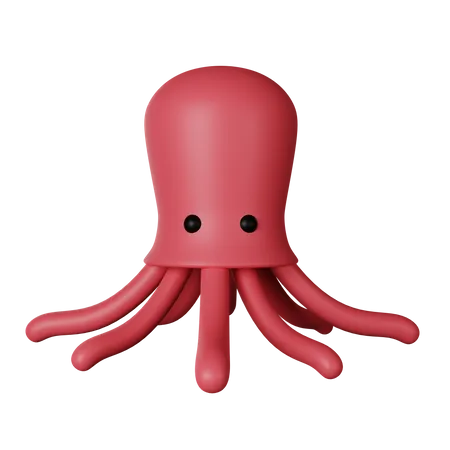 Octopus  3D Icon