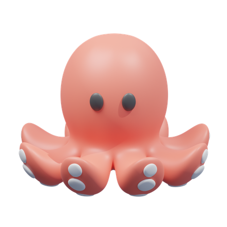 Octopus  3D Icon