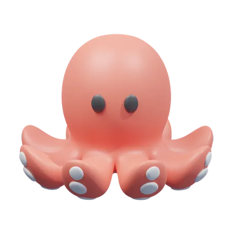 Octopus  3D Icon