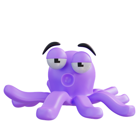 Octopus  3D Icon