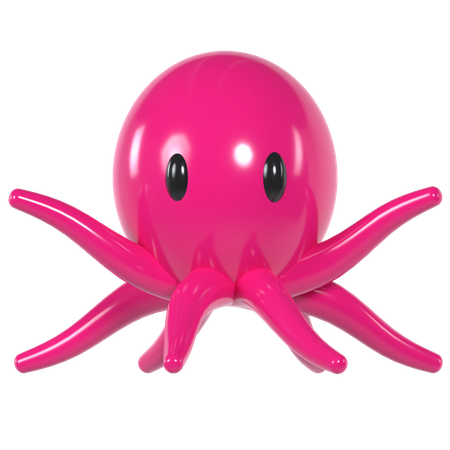 Octopus  3D Illustration