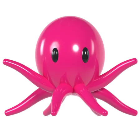 Octopus 3D Illustration