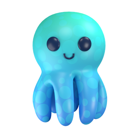 Octopus 3D Illustration