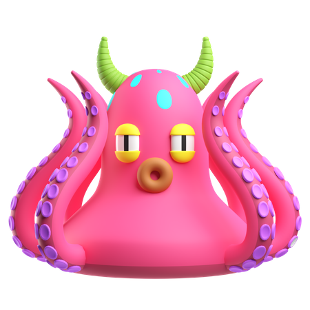 Octopus 3D Icon