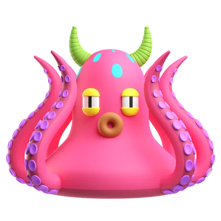 Octopus 3D Icon