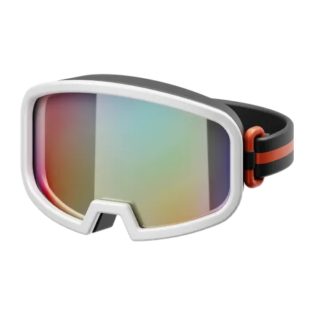 Óculos de esqui  3D Illustration