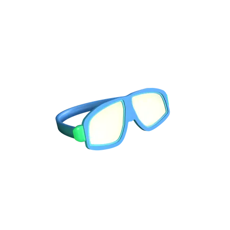 Óculos de mergulho  3D Icon