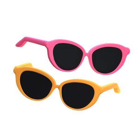 Óculos de sol de praia  3D Icon