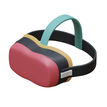 Óculos de realidade virtual  3D Icon