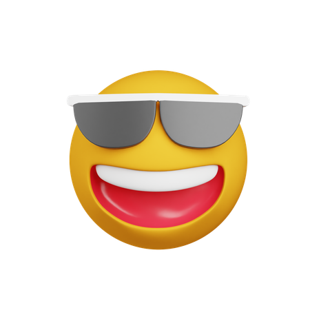 Emoji de óculos de sol  3D Icon