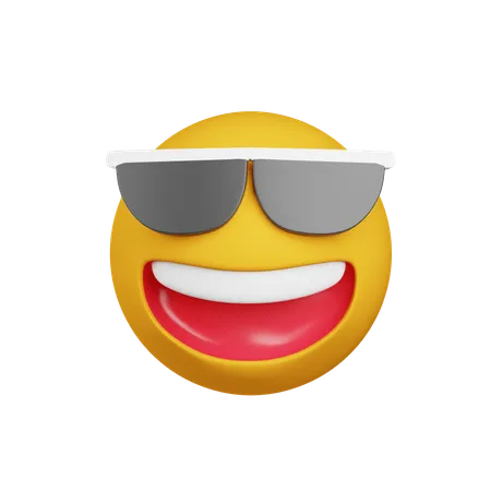 Emoji de óculos de sol  3D Icon