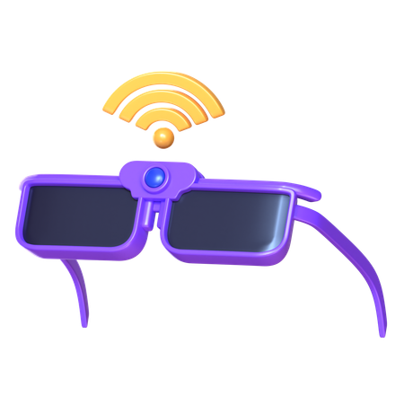 Óculos inteligentes  3D Icon