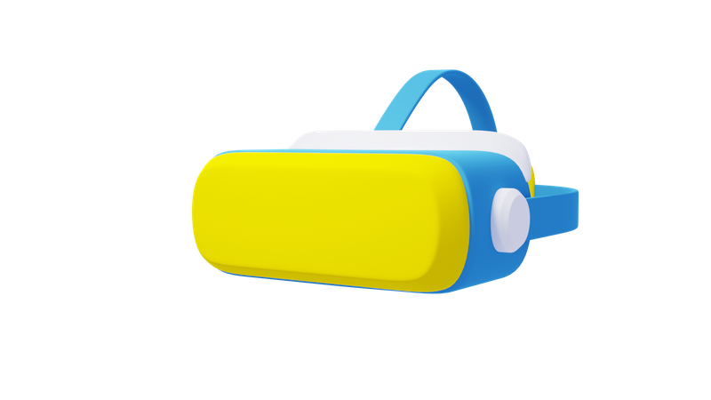 Óculos de realidade virtual  3D Icon