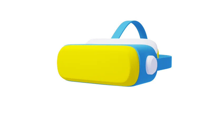 Óculos de realidade virtual  3D Icon