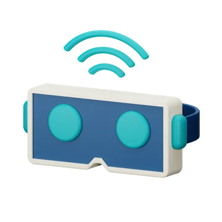 Óculos de realidade virtual  3D Icon