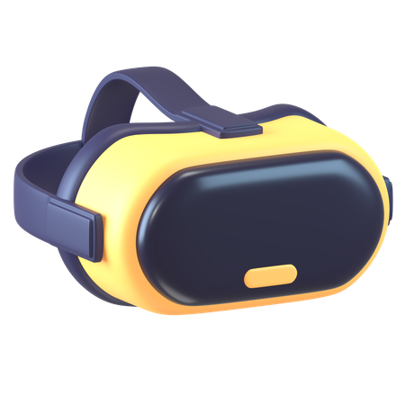 Óculos de realidade virtual  3D Icon