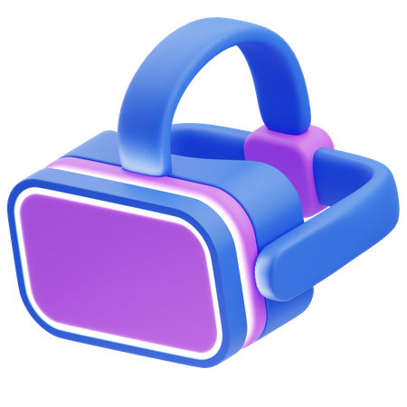 Óculos de realidade virtual  3D Icon