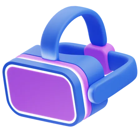 Óculos de realidade virtual  3D Icon