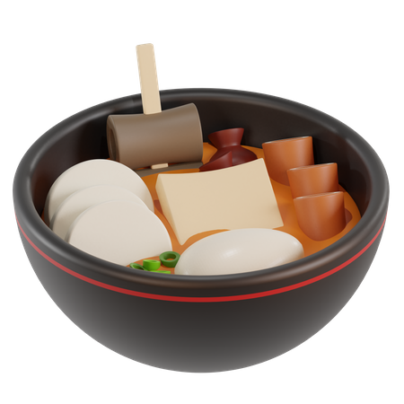 Oden Soup  3D Icon