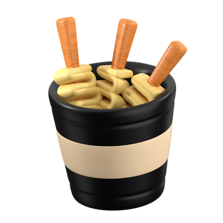 오뎅  3D Icon