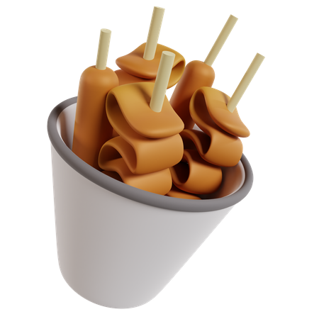Odeng Food  3D Icon