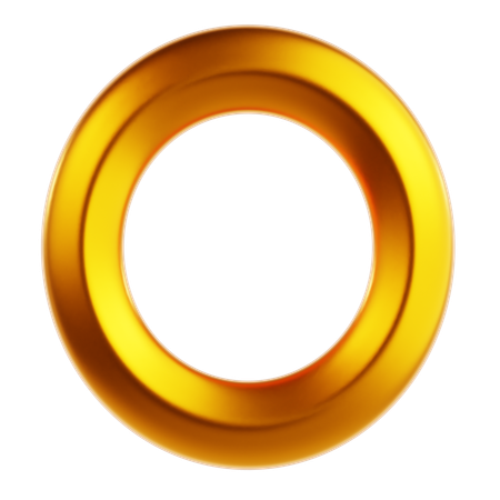 Odia Number 0  3D Icon