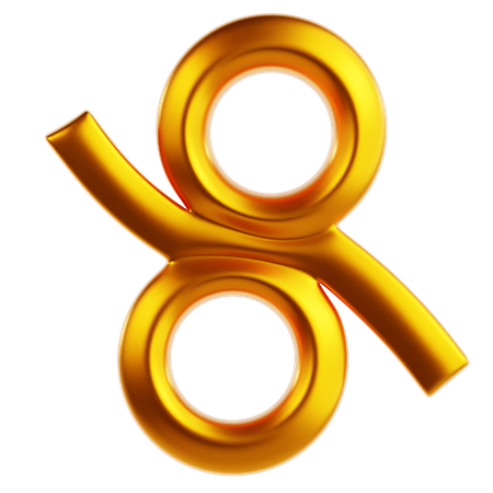 Odia Number 5  3D Icon