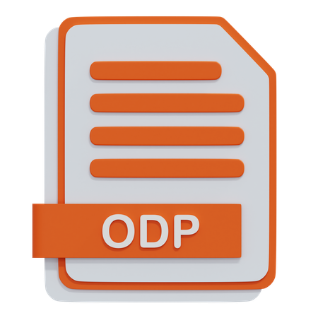 ODP File  3D Icon