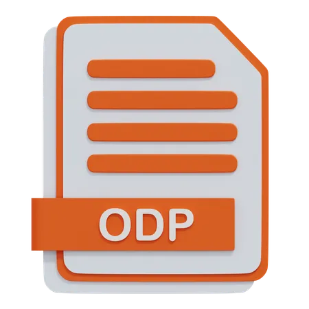 ODP File  3D Icon