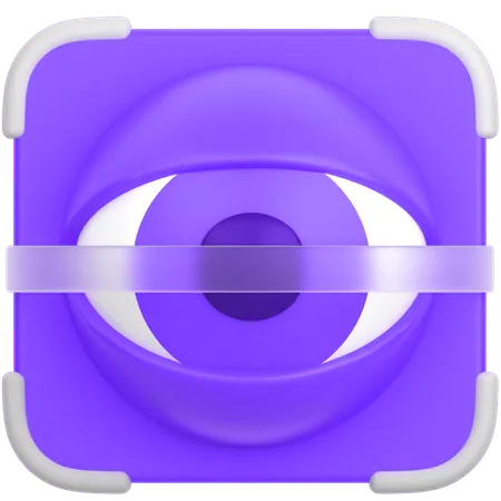 Œil  3D Icon