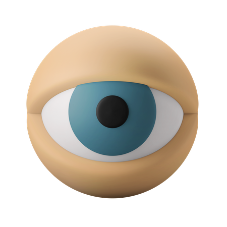 Œil  3D Icon