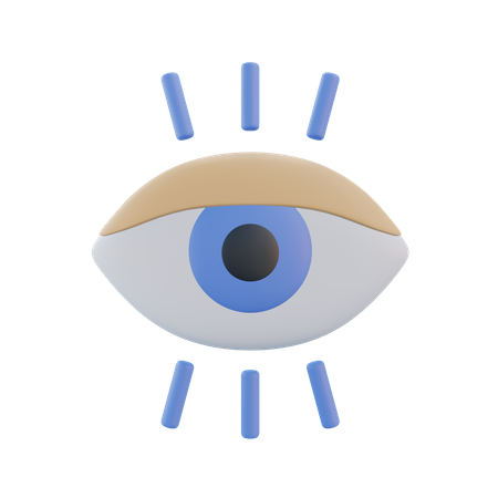 Œil  3D Icon