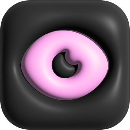 Œil  3D Icon