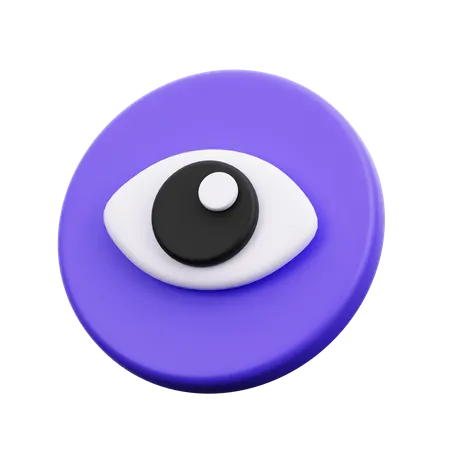 Œil  3D Icon