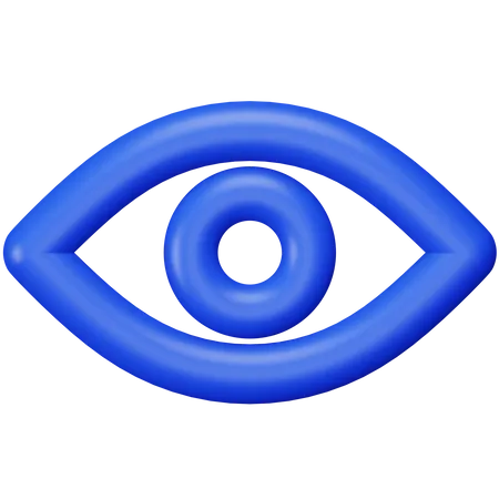 Œil  3D Icon