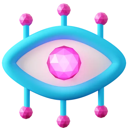 Oeil artificiel  3D Icon