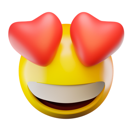 Oeil d'amour  3D Emoji