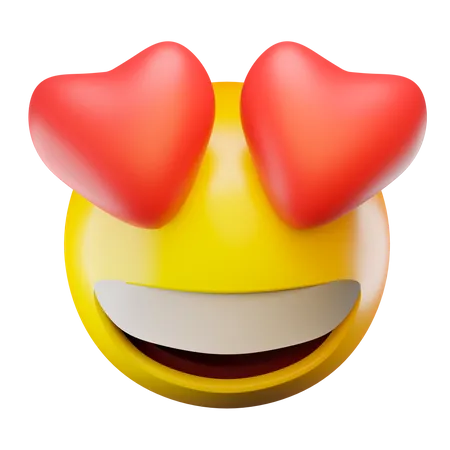 Oeil d'amour  3D Emoji