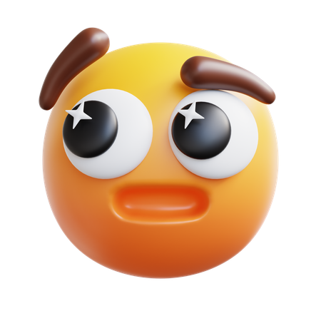 Oeil de côté  3D Icon