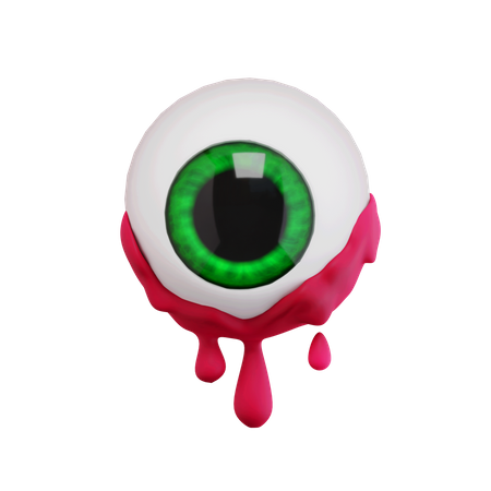 Oeil effrayant  3D Icon