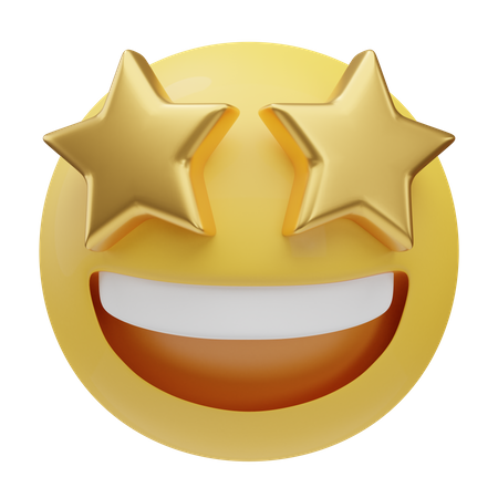 Oeil d'étoile  3D Emoji