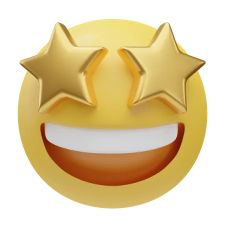 Oeil d'étoile  3D Emoji