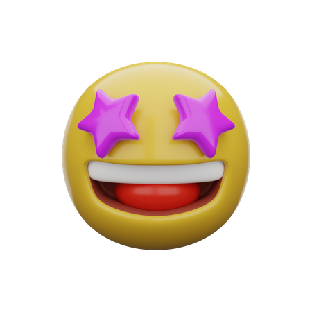 Oeil d'étoile  3D Emoji