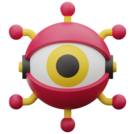 Oeil robotique  3D Icon